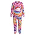 thumbnail image 5 of Fgnfyis Christmas Pajamas for Family Tie Dye Snowman Print Long Sleeve Soft Cozy 2 Piece Pajamas Set Tops Pants Sleepwear, 5 of 8