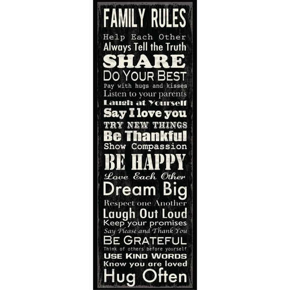 Andrews+Blaine 1,000-Piece Family Rules Panoramic Puzzle
