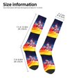 thumbnail image 3 of Saiise Mario Bx Funny Socks Men Women Boys Kids Adults Novelty Graphic Crew Tube Socks Crazy Design Casual Dress Socks for Sports,Running,Travel, 3 of 7