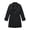 Black, variant on Maqroz Trench Coats for Men Classic Double Breasted Lapel Collar Mid Length Overcoat Belted Windbreaker Fall Winter Outerwear Casual Business Jacket with Pockets