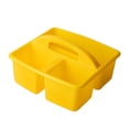 thumbnail image 1 of Organizador de almacenamiento de manualidades, cesta, contenedor, caja apilable de múltiples rejillas, compartimento de escritorio Amarillo, 1 of 4