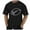 Black, variant on LUOGENLI Male T-shirts for Mens Men's Fashion Rugby Print Short Breathable and Comfortable T Shirt Mens T-shirts Graphic Tees Vintage Summer Clothes Grey XL