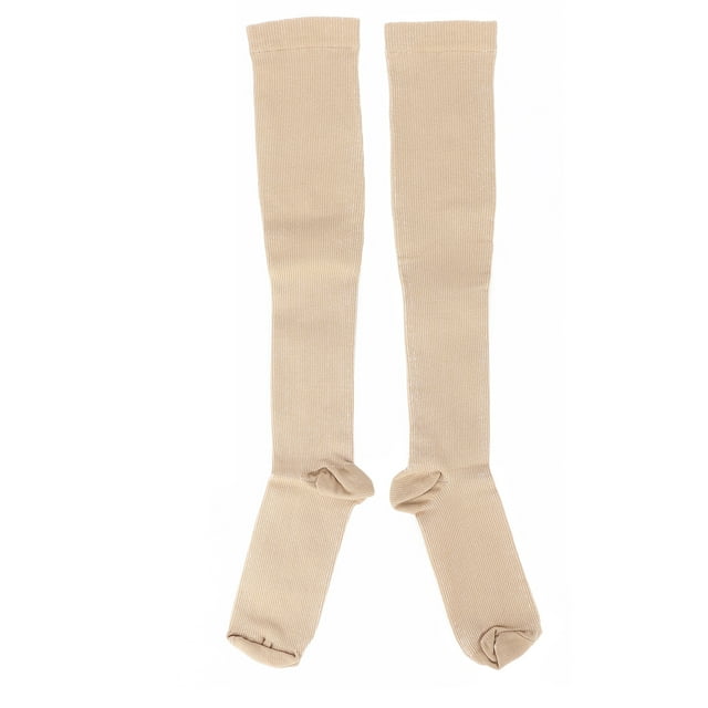 Medias De Compresión, Suaves Y Respetuosas Con La Piel, Costuras Reforzadas, Transpirables, Meticulosas, Calcetines De Pierna Delgada Para Hombres Y Mujeres Para Deportes Al Aire Ccdes Oro