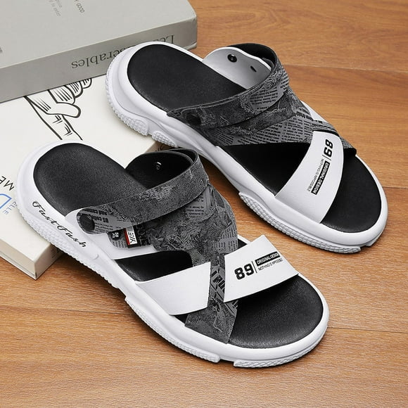 Sandalias de verano para hombre, transpirables, bidireccionales, modernas, combinables, informales, para playa