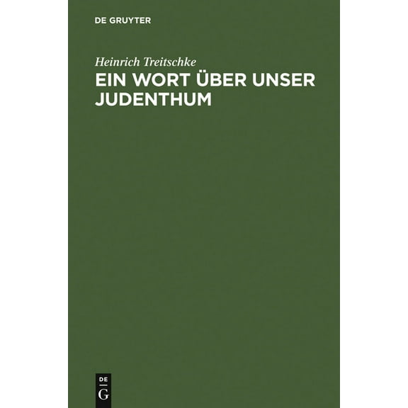 Ein Wort über unser Judenthum, (Hardcover)