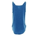 thumbnail image 5 of SNKSDGM Female Women's Tank Tops Loose fit Graphic Tank Top for Women Plus Size 3X Women V Neck Wrap Tank Top Sleeveless Top Solid Color Loose Basic Tank Top L, 5 of 5