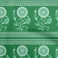 thumbnail image 1 of oneOone Cotton Poplin Green Fabric Maxican Floral Craft Projects Decor Fabric Printed By The Yard 56 Inch Wide, 1 of 4