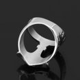 thumbnail image 3 of Mens Viking Hammer Ring Stainless Steel Geometric Design Vintage Norse Mythology Inspired Adornment Of Quality, 3 of 5