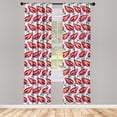 thumbnail image 3 of Ottoman Curtains 2 Panels Set, Traditional Anatolian Turkish Pattern with and Colorful Tulip Flowers, Window Drapes for Living Room Bedroom, 56"W X 95"L, Multicolor, by Ambesonne, 3 of 5
