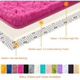 thumbnail image 4 of Homore Cute Fluffy Carpet Soft Washable Area Rugs for Bedroom/ Living Room Decoration, 6' x 9' , Hot-Pink, 4 of 7