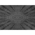 thumbnail image 1 of Ahgly Company Machine Washable Indoor Rectangle Transitional Charcoal Black Area Rugs, 2' x 3', 1 of 7