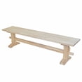 thumbnail image 4 of UNFINISHED TRESTLE BENCH-72, 4 of 5