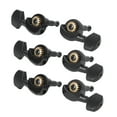 thumbnail image 4 of 6Pcs Guitar Tuning Knob Locking Tuners Pegs Black Musical Instrument Accessories(3r3L), 4 of 8