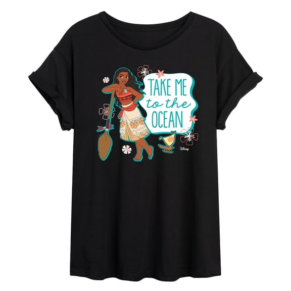 Disney Moana - Take Me To The Ocean - Women's Oversized T-Shirt