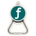 thumbnail image 1 of Símbolo de moneda de Aruba Florin AWG Acero inoxidable Metal cerveza tapa sacacorchos, 1 of 3
