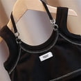 thumbnail image 2 of Eltusu Girls Tank Tops, Fashion Holiday Crewneck Summer Sleeveless Shirts Black Size 9-10 T, 2 of 4