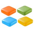 thumbnail image 1 of MasteelfCA 4Pcs Square Pill Boxes Portable Pill Cases Daily Pill Container Mini Pill Holder for Outdoor, 1 of 8