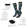 thumbnail image 6 of Balery Funny Spaceships Fun Novelty Socks Men'S Women'S Crew Socks Funny Crazy Novelty Socks Quirky And Cool Socks, 6 of 9