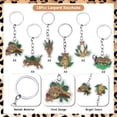 thumbnail image 2 of Serencatcher 18Pcs Cheetah Keychain Party Favor, Cheetah Birthday Decorations with Safari Jungle Zoo Animals Leopard Keychains for Kids Jungle Leopard Cheetah Baby Shower Party Supplies Prizes Gifts, 2 of 7
