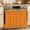 Orange, variant on Oven Skirt Curtain for Kitchen 21.5x30 Inch, Pink Gingham Oven Curtain with 8 Ribbon Ties & Ruffle Trim, Stove Skirt Curtain Dishwasher for Cabinets Over Sinks Modern Minimalist Geometric Plaid