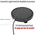 thumbnail image 2 of Acuario Burbuja Luz Sumergible Pecera Led Aire Burbujeador Luz Aire Burbuja Piedra Lámpara Para Decoración De Tanque De Peces De Tortuga 12Led Sweethay  HA036155-00, 2 of 6