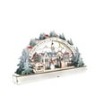 thumbnail image 2 of Led Scene Wooden Village For Shopping Mall Window Desktop Ornament Easy To Use, 2 of 5