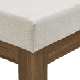 thumbnail image 4 of Bouclair Fabric and Wood Bench, 4 of 6