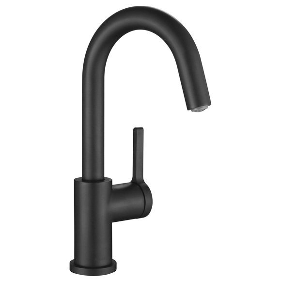 AguaStella AS1010MB Matte Black Bar Faucet or Prep Kitchen Sink Faucet with Single Handle