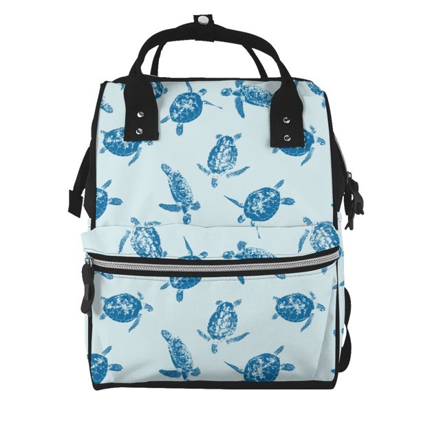 Disketp Turtle Mochila de Pañales de Gran Capacidad con Múltiples Bolsillos, Mochila de Viaje Multifuncional para Bebé, Unisex, Moderna y Resistente
