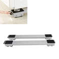 thumbnail image 4 of Support de Rouleau Mobile pour Meubles 2 Ensembles Support de Rouleau Mobile Base Surélevée pour Meubles Roues Mobiles pour Réfrigérateur Laveuse Argent, 4 of 8
