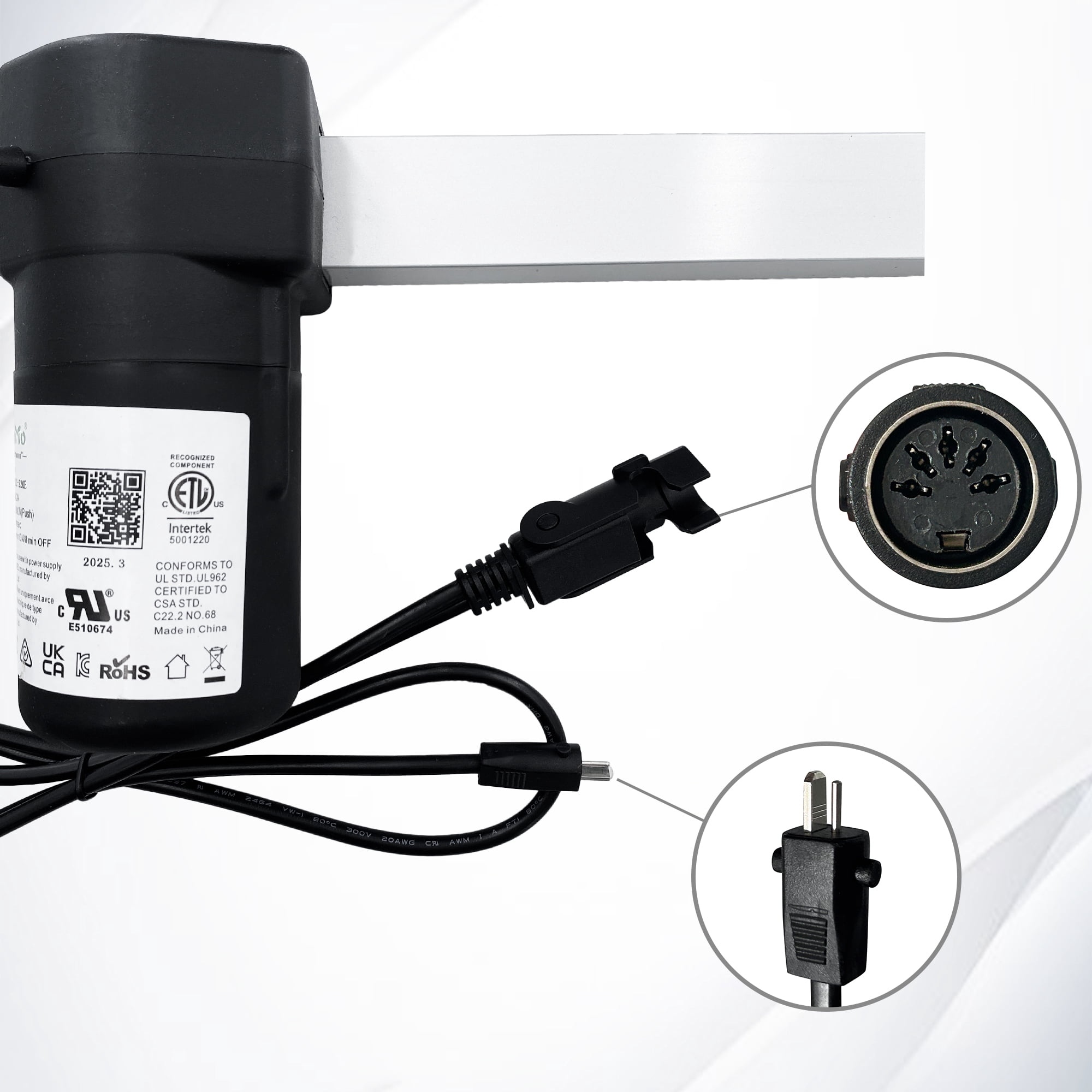 Power Recliner Lift Chairs Emomo Model 3MTR 3MR122-220E Linear Actuator Motor Replacement
