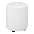 thumbnail image 2 of Pilaster Designs - Round Ottoman Stool (White Vinyl), 2 of 6