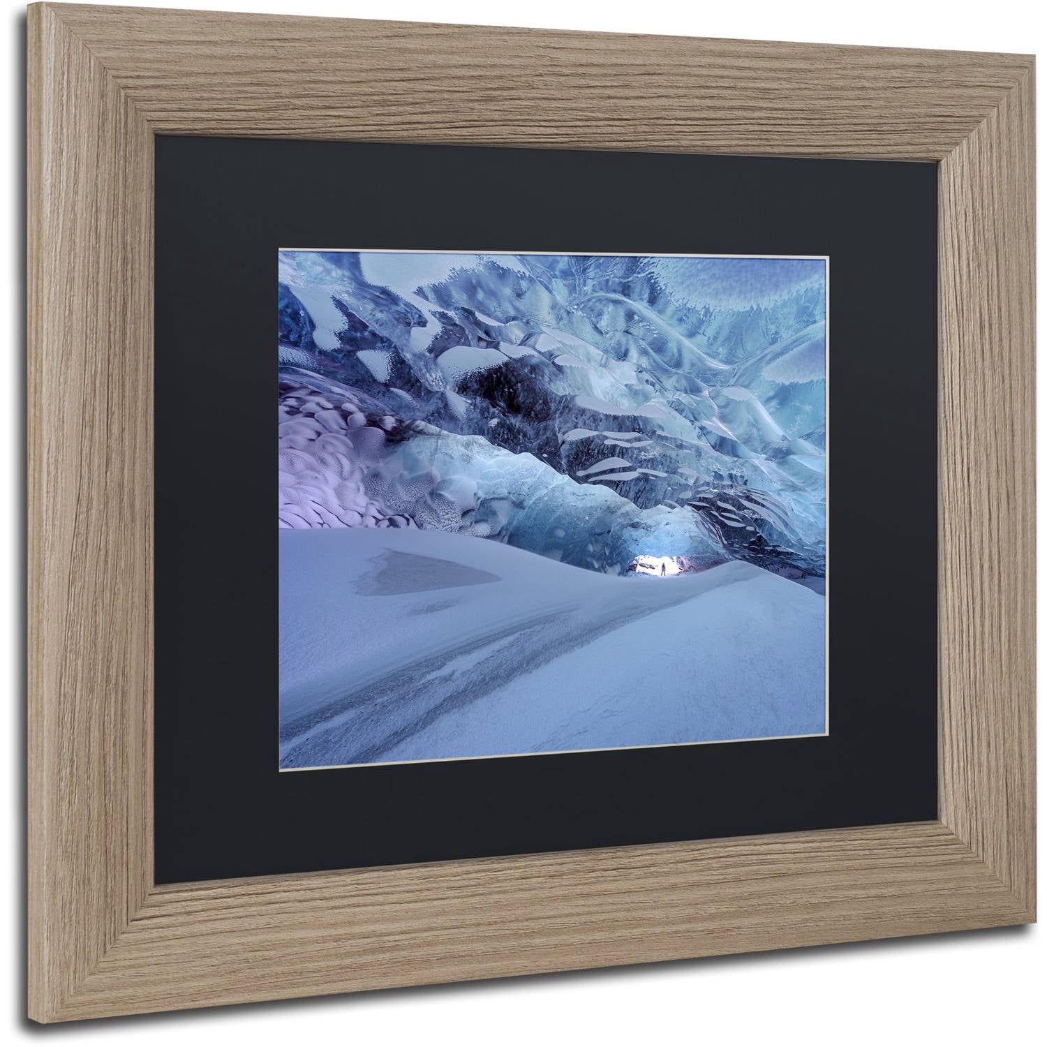 Trademark Fine Art "Into the Light" Canvas Art by Michael Blanchette Photography Black Matte, Birch Frame