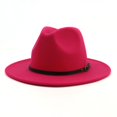 thumbnail image 1 of JFBUJC Women Or Men Woolen Felt Fedora Hat, 1 of 5