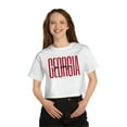 thumbnail image 3 of UGA Dawgs Tall Team Colors Champion Crop Tee, 3 of 3