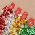 thumbnail image 3 of Christmas Flower Pulling Rainbow Color Foil Tinsel Ribbon Xmas Tree Sequin Snowflake Wire Hanging Garland Wedding Party Decorate (4), 3 of 6