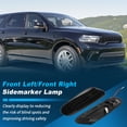 thumbnail image 3 of Luz de marcador lateral de aleta Unique Bargains para Mini Cooper One 14-20 Luz de repetidor lateral LED amarilla Alojamiento de señal de giro frontal izquierdo derecho, 3 of 7