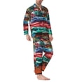 thumbnail image 2 of Goofa Tropical Vacation Essentials for 2-piece Loungewear Set Men’s Sleepwear Set Soft PJs Cozy loungewear Comfy Sleep Set Winter Pajamas-Medium, 2 of 7