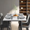 thumbnail image 4 of Supernal 32pcs Wheat Straw Dinnerware Sets,Unbreakable Dinnerware Sets for 8,Reusable Tableware,Straw Tableware,Dark Grey Set 16pcs Plates, 8pcs Bowls, 8pcs Cups, 4 of 9