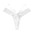 thumbnail image 3 of Ashirexll Plus Size Underwear for Women, Ladies Underwear Panties, Thong with Lace Playful Low Waist Thin Belt, 3 of 3