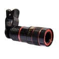 thumbnail image 1 of Clip-on Lens 8x Shell Teléfono móvil para ver competiciones Conciertos Negro FLhrweasw Nuevo, 1 of 6