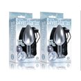 thumbnail image 1 of Icon Brands Silver Starters Plug Anal en Acier Inoxydable Orné de Bijoux (Lot de 2) avec les 9, 1 of 4
