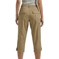 thumbnail image 4 of Cargo Capris for Women 2026 Summer Casual High Waisted Button Loose Travel Hiking Capri Cropped Pants with Pockets, 4 of 6
