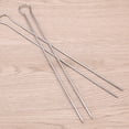 thumbnail image 6 of WHAMVOX 6pcs Stainless Steel BBQ Skewer Kebob Roasting Long Flat Metal Grill Skewers, 6 of 8