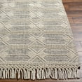 thumbnail image 4 of Hauteloom Chars Wool Living Room, Bedroom Area Rug - Traditional, Transitional - Ivory, Black - 27" x 45", 4 of 8