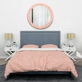 thumbnail image 1 of Designart 'Living Coral Pink' Mid-Century Duvet Cover Set, 1 of 4