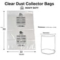 thumbnail image 6 of Big Horn 11778 22 x 32 Inch for 14 Inch 4 Mil Clear Dust Bags (5 Pk), 6 of 6
