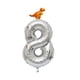 thumbnail image 5 of Globo de Número con Mini Dragón Duradero y Reutilizable Adornos de Partido Boda 8, 5 of 6