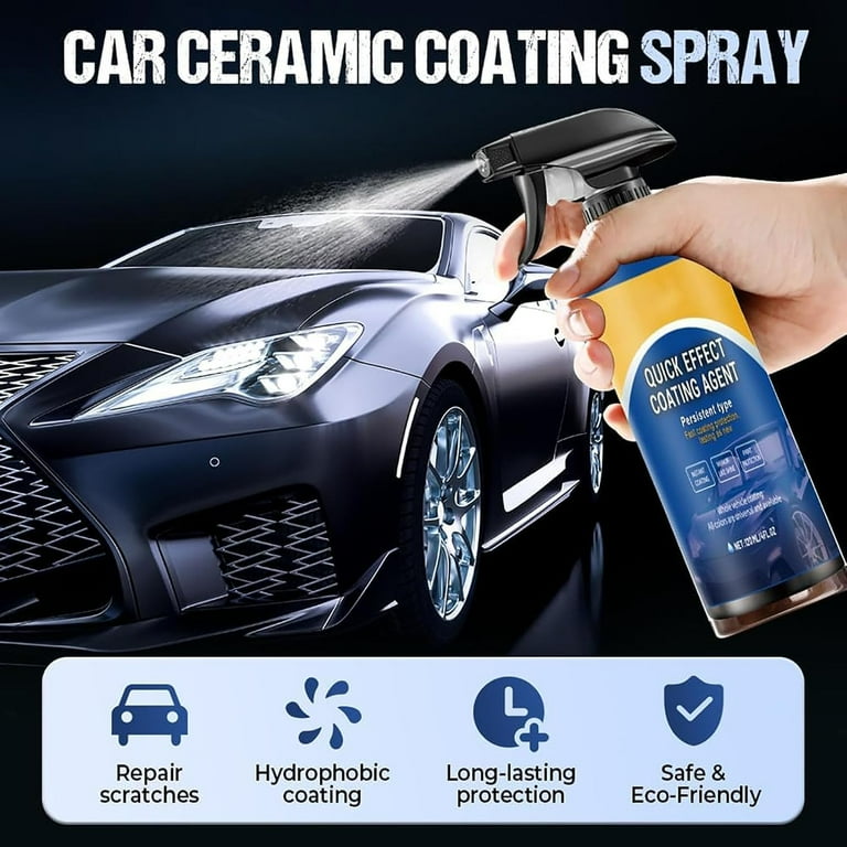 2 Pièces Advanced Car Quick-acting Coating Agent Spray,Quick
