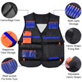 thumbnail image 4 of 2 Tactical Vest Jacket Set Nerf N-Strike Elite Set, Kids Nerf Vest, Tactical Vest, Nerf Accessories Set Kids Tactical Vest with 80 Darts Refill Pack for Nerf Guns N-Strike, 4 of 5